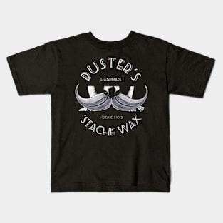 DUSTER'S 'STACHE WAX Logo Kids T-Shirt